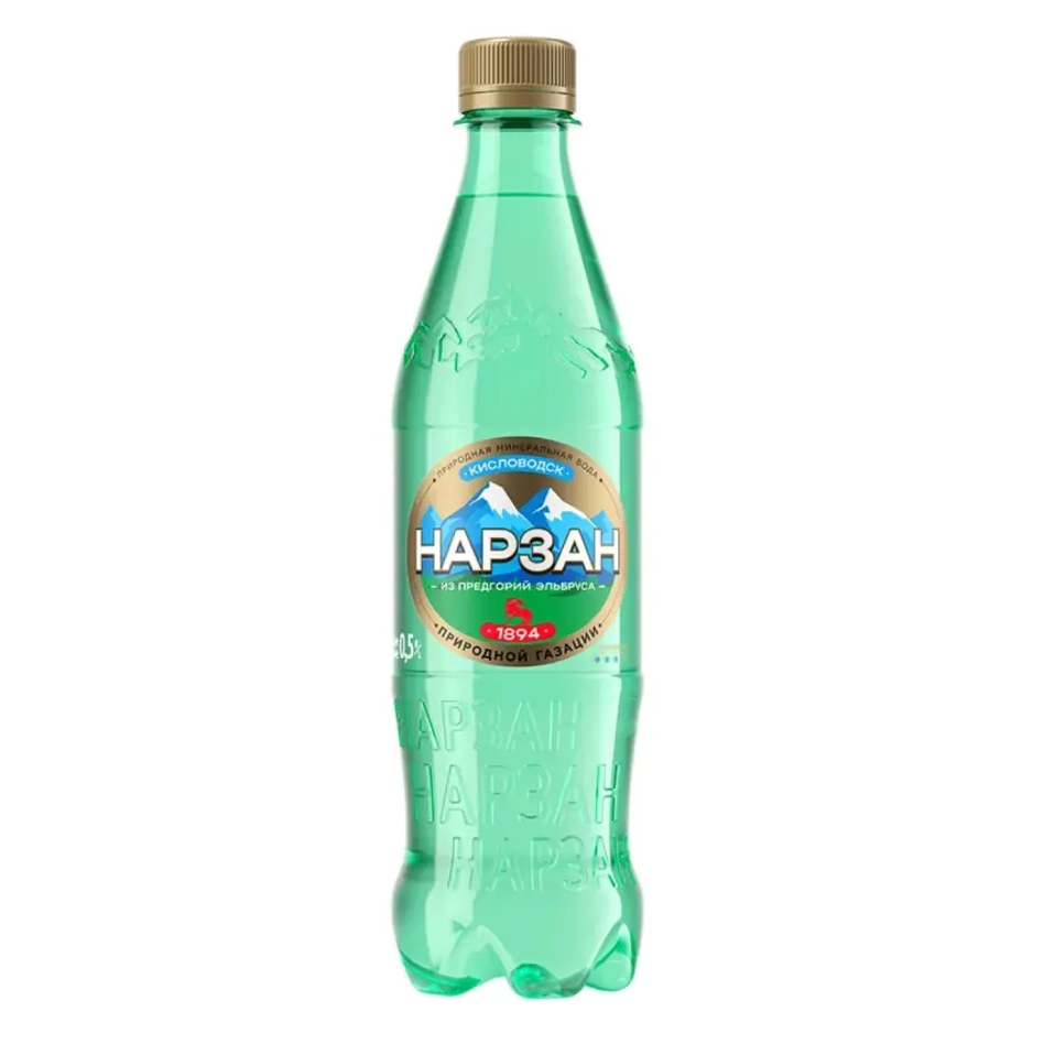 Вода Нарзан 0,5 л, прир. газ., пэт, уп. 12 шт. от магазина Vitarel