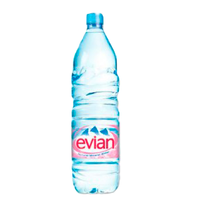 Минеральная вода без газа "Evian/Эвиан" 1 л. пэт. Упаковка 12 шт.