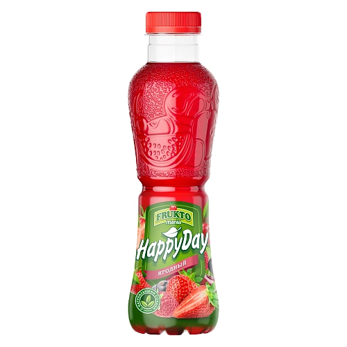 Сокосодержащий напиток Fruktomania Happy day Ягодный 0,5 литра, 12 шт