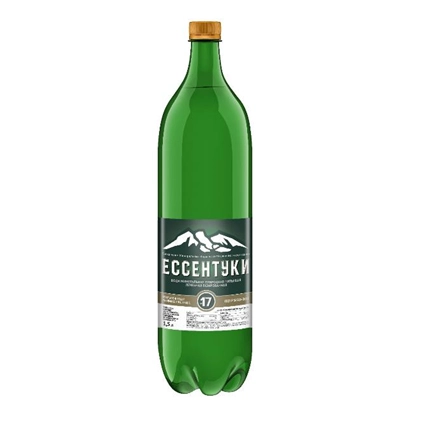 Вода "Ессентуки №17" 1.5 литра газированная ПЭТ, 6 шт. в уп.