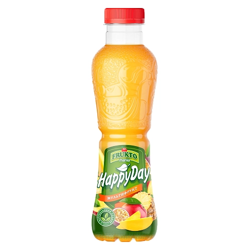 Сокосодержащий напиток Fruktomania Happy day Мультифрукт 0,5 литра, 12 шт от магазина Одежда+