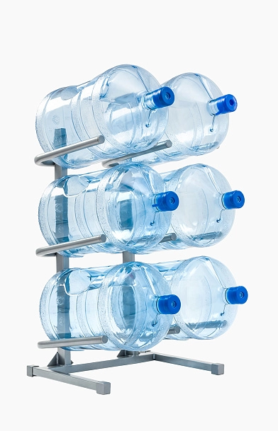 Подставка для 6-ти бутылей серая РОССИЯ от магазина Одежда+