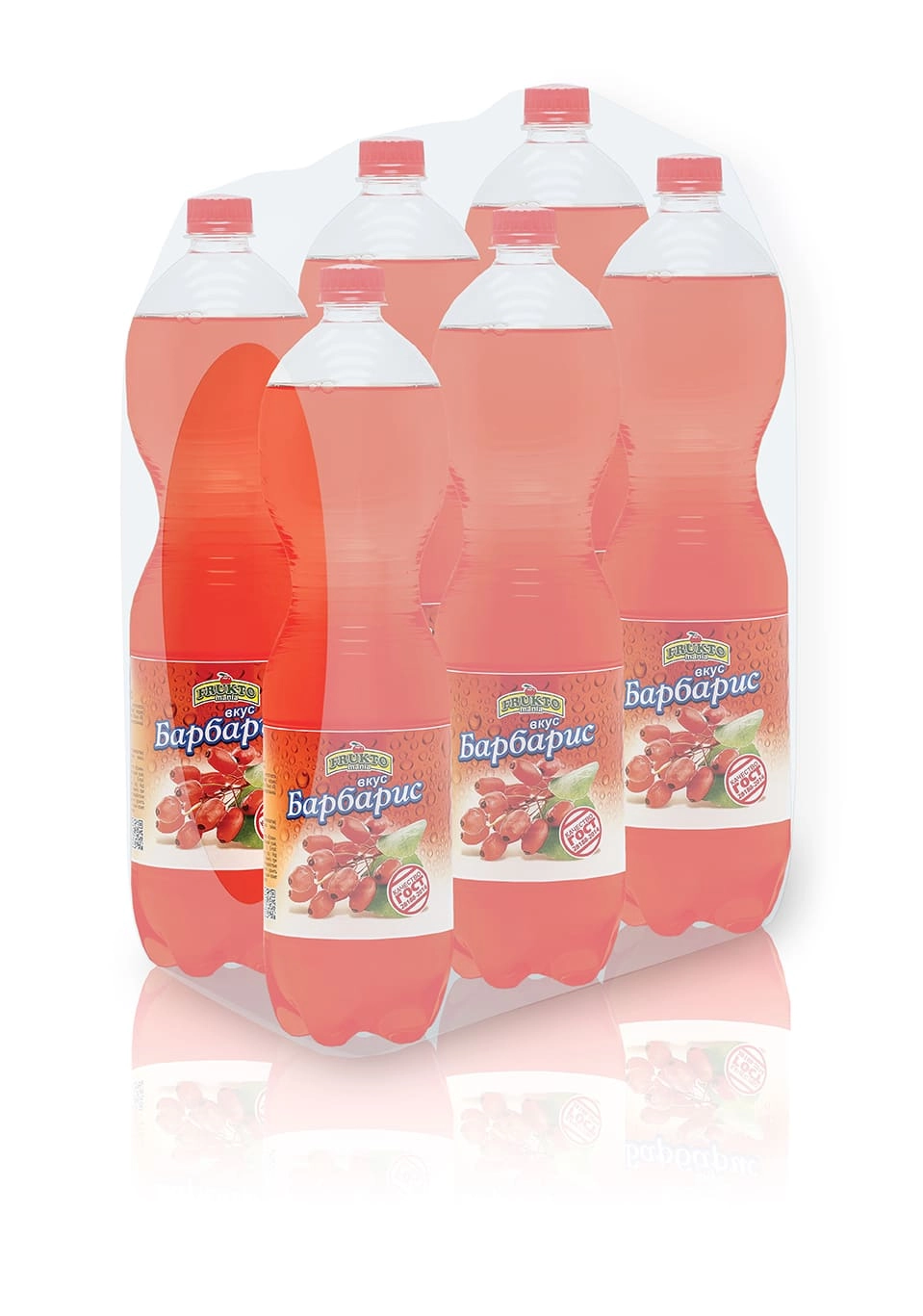 Газированный напиток Fruktomania  Барбарис 1,5 литра, 6 шт.