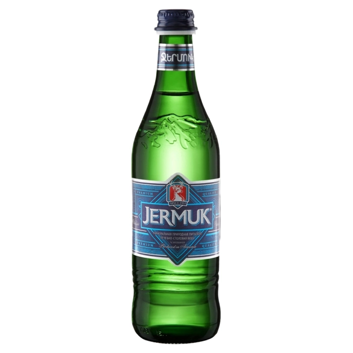 Минеральная вода "Джермук" 0.5 литра ст. Упаковка 12 шт.